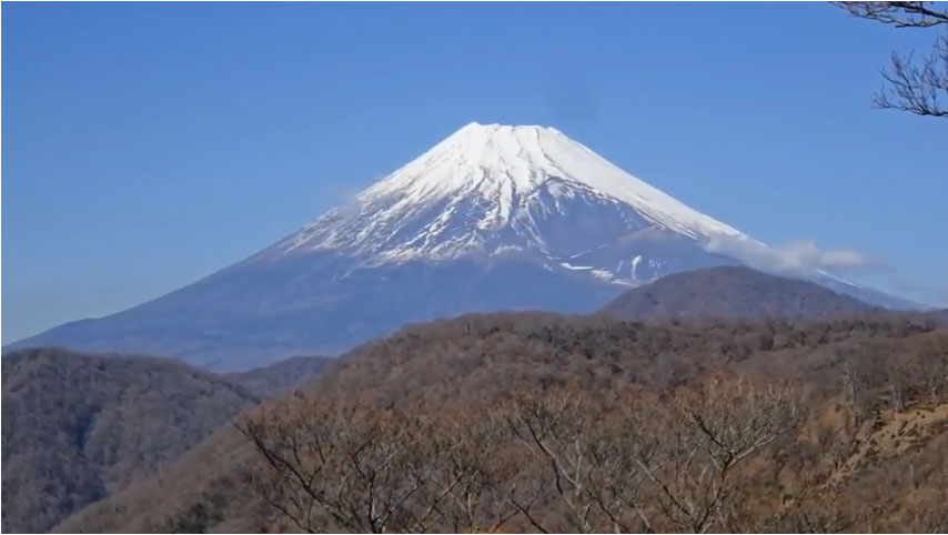 愛鷹山からの富士